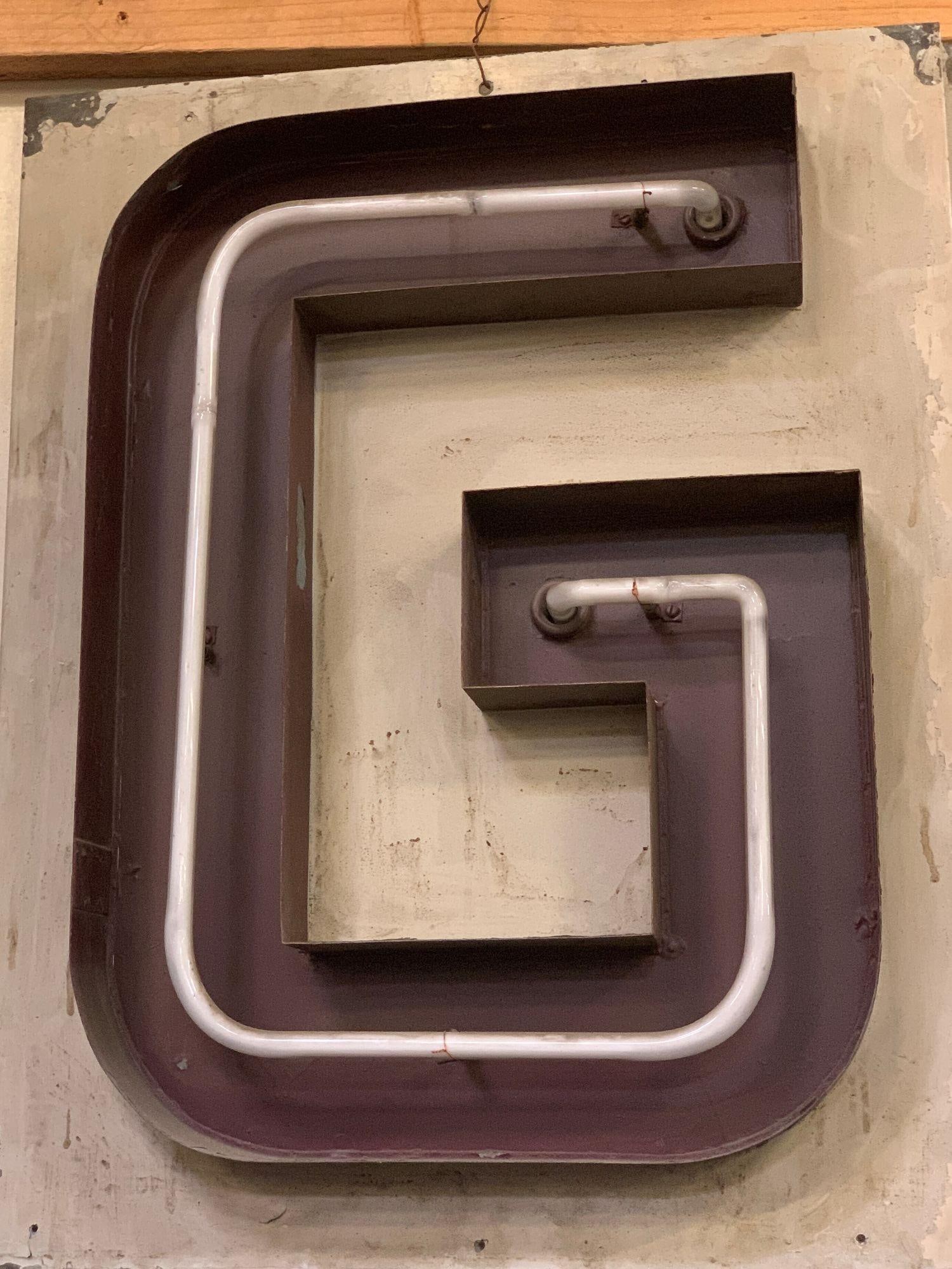 Large Vintage Neon Marquee Letters from the Iconic Pan-Pacific Auditorium - 8