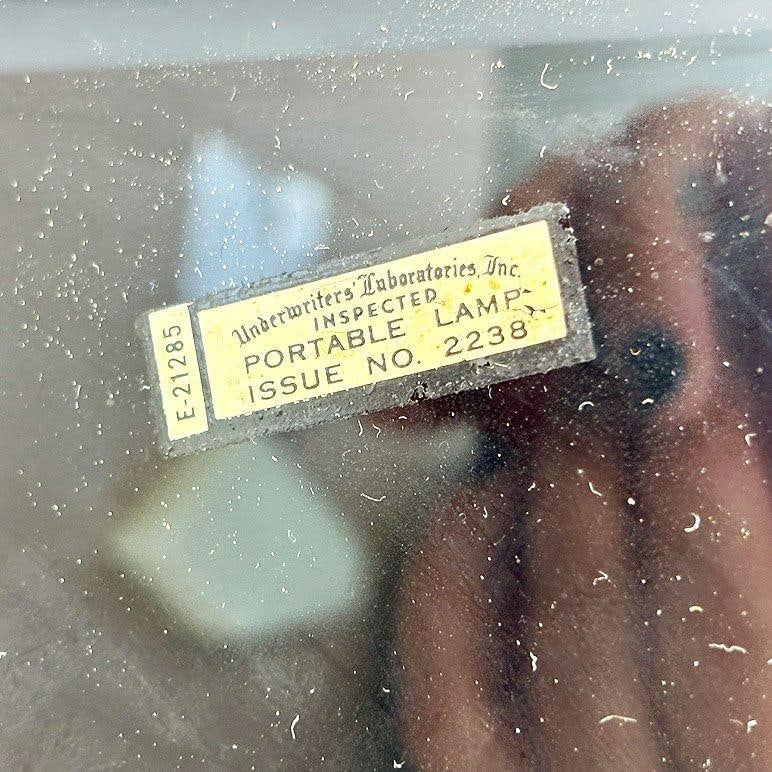 Mid-century Acrylic Hula Girl Midnight Palm Silhouette Table Lamp by Moss - 19