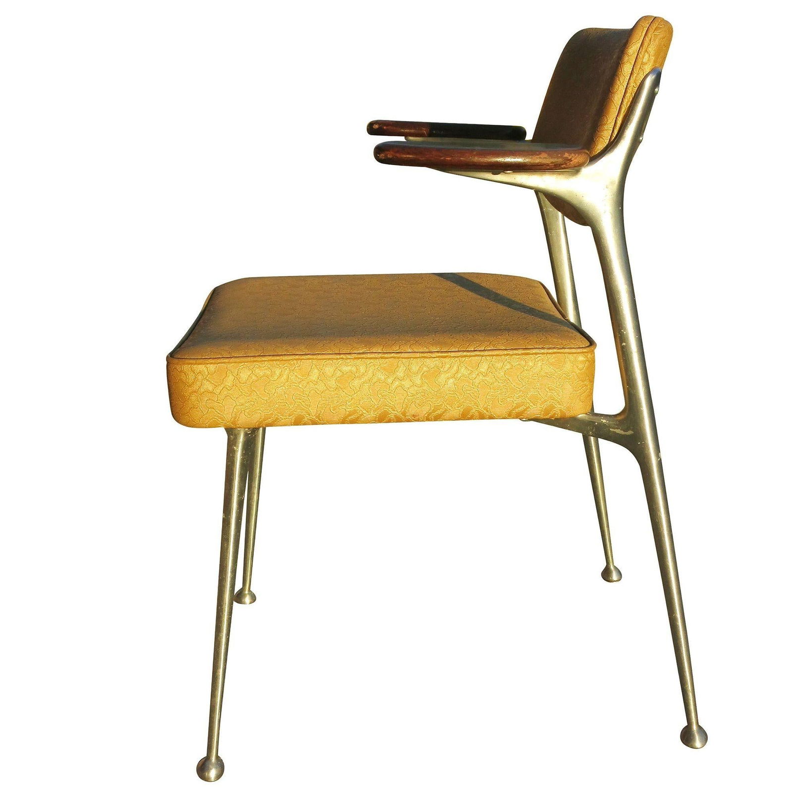 Aluminum Gazelle Armchairs by Shelby Williams, Set of Four - 11