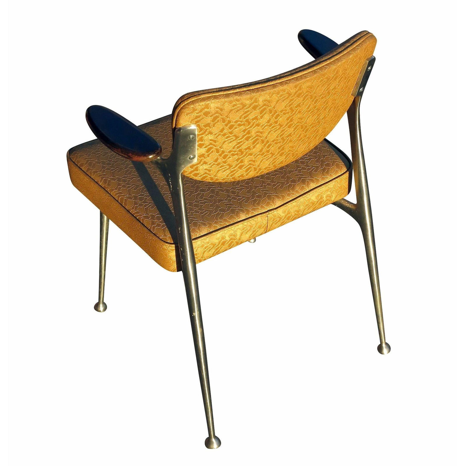 Aluminum Gazelle Armchairs by Shelby Williams, Set of Four - 13