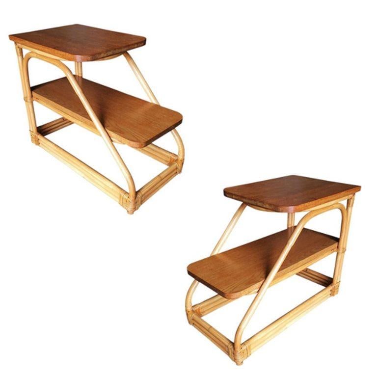 Restored Rattan Three-Strand Full Pretzel Livingroom Set - 11