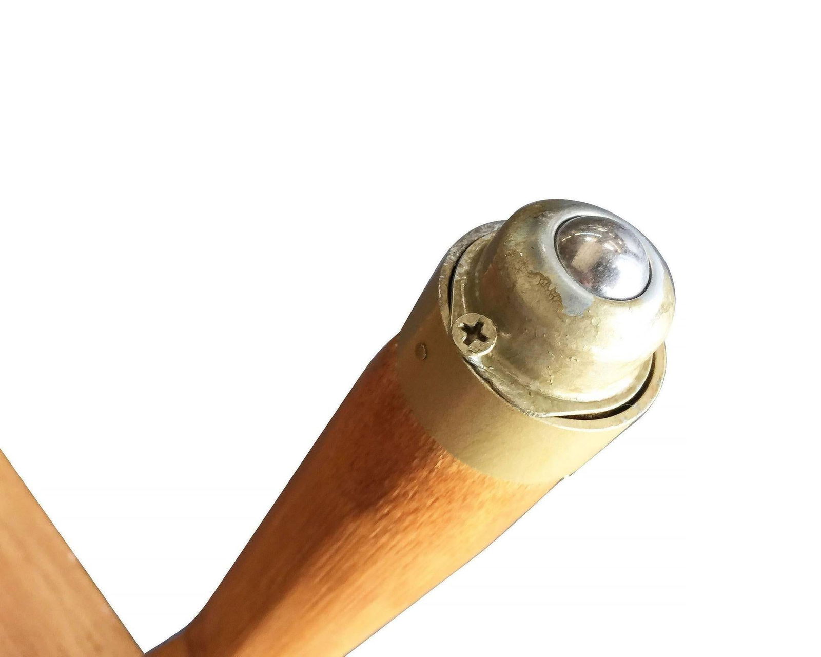 Restored Free-Form "Arches" Rattan Bar Cart W/ Mahogany Top - 5