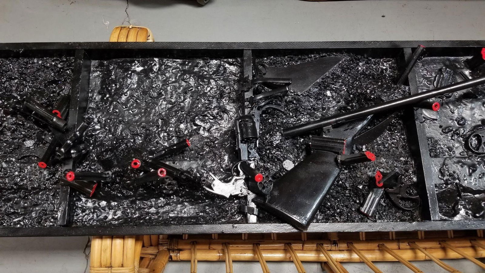 Abstract Artography Mixed Media Wall Sculpture by Pasqual Bettio - 9