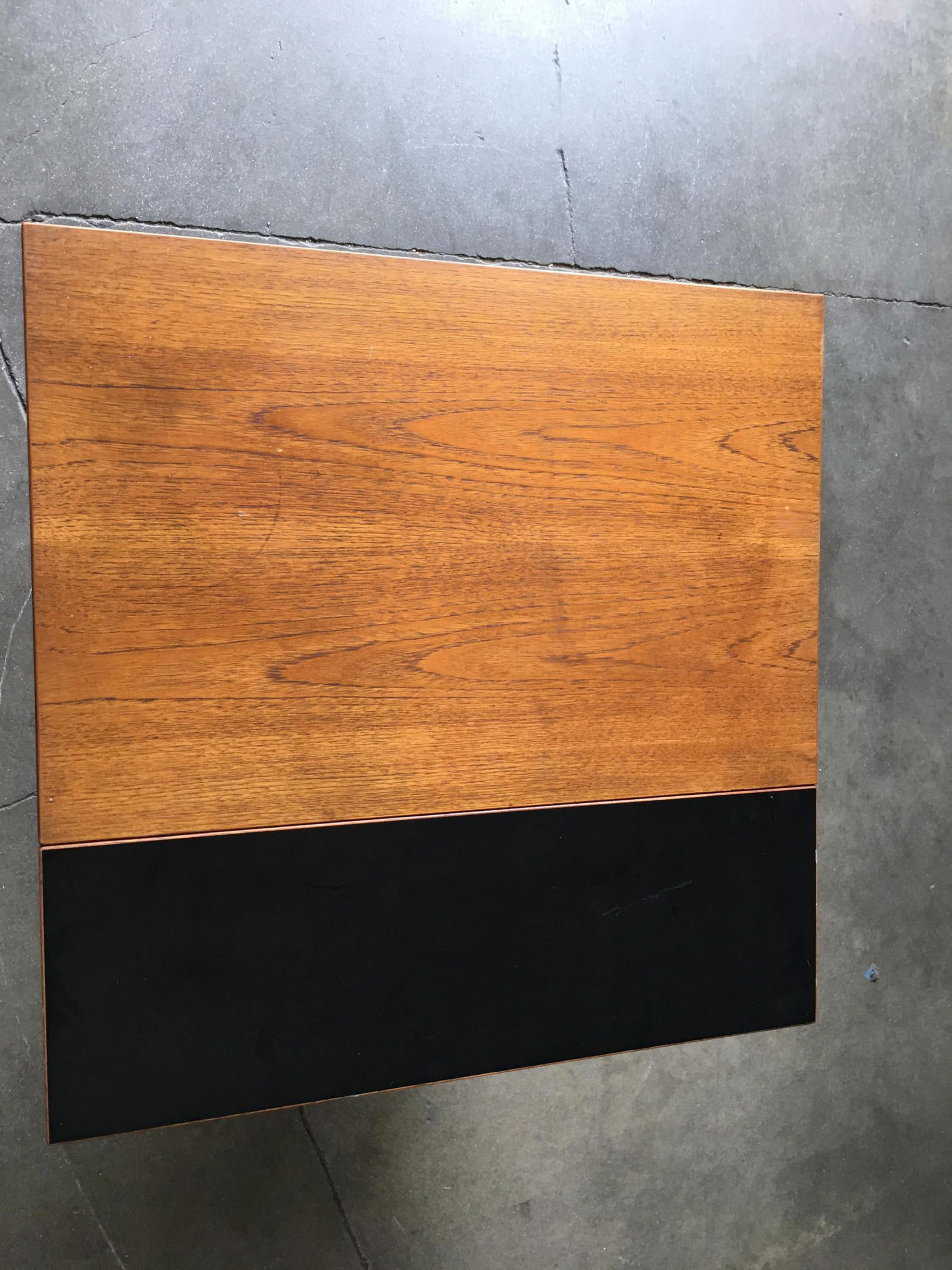 Danish Modern Teak Bar Cart with Convertible Folding Table top - 6