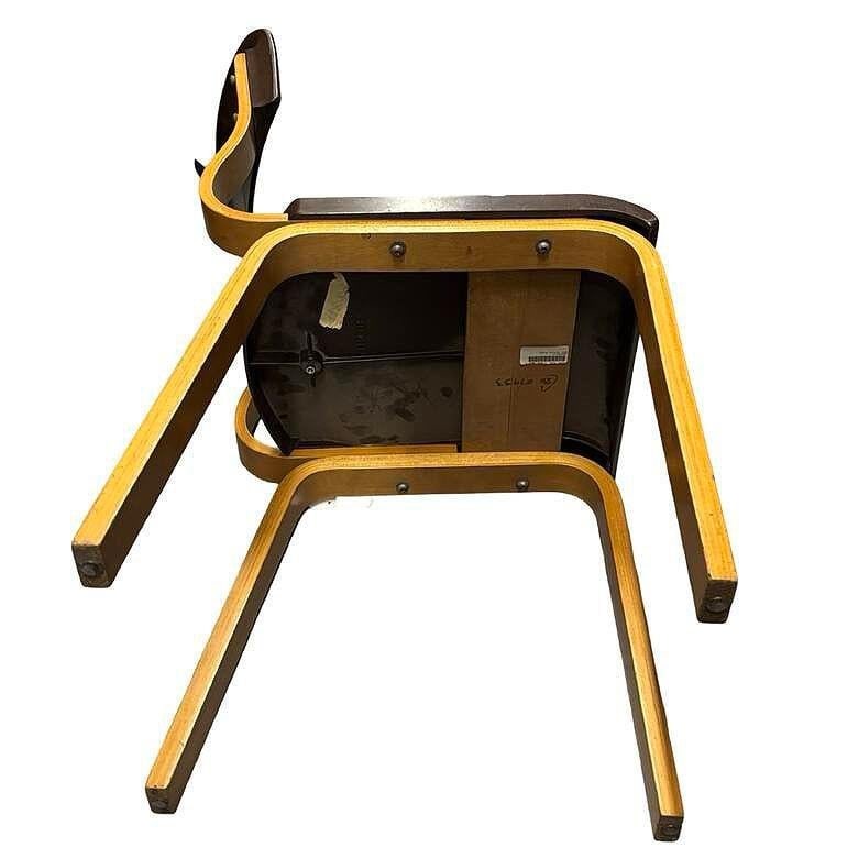 Art Deco Thonet Bentwood Dining Chair w/ Bakelite Seat - 13