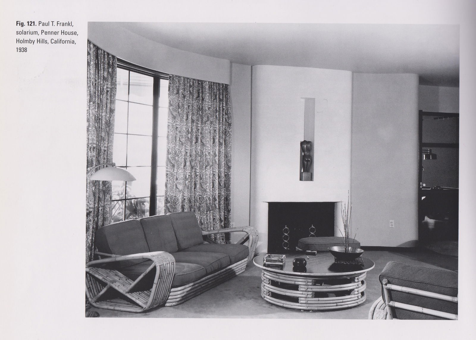 Original Historic Hand Made 9 Strand Square Pretzel Rattan Sofa By Paul T Frankl - 5