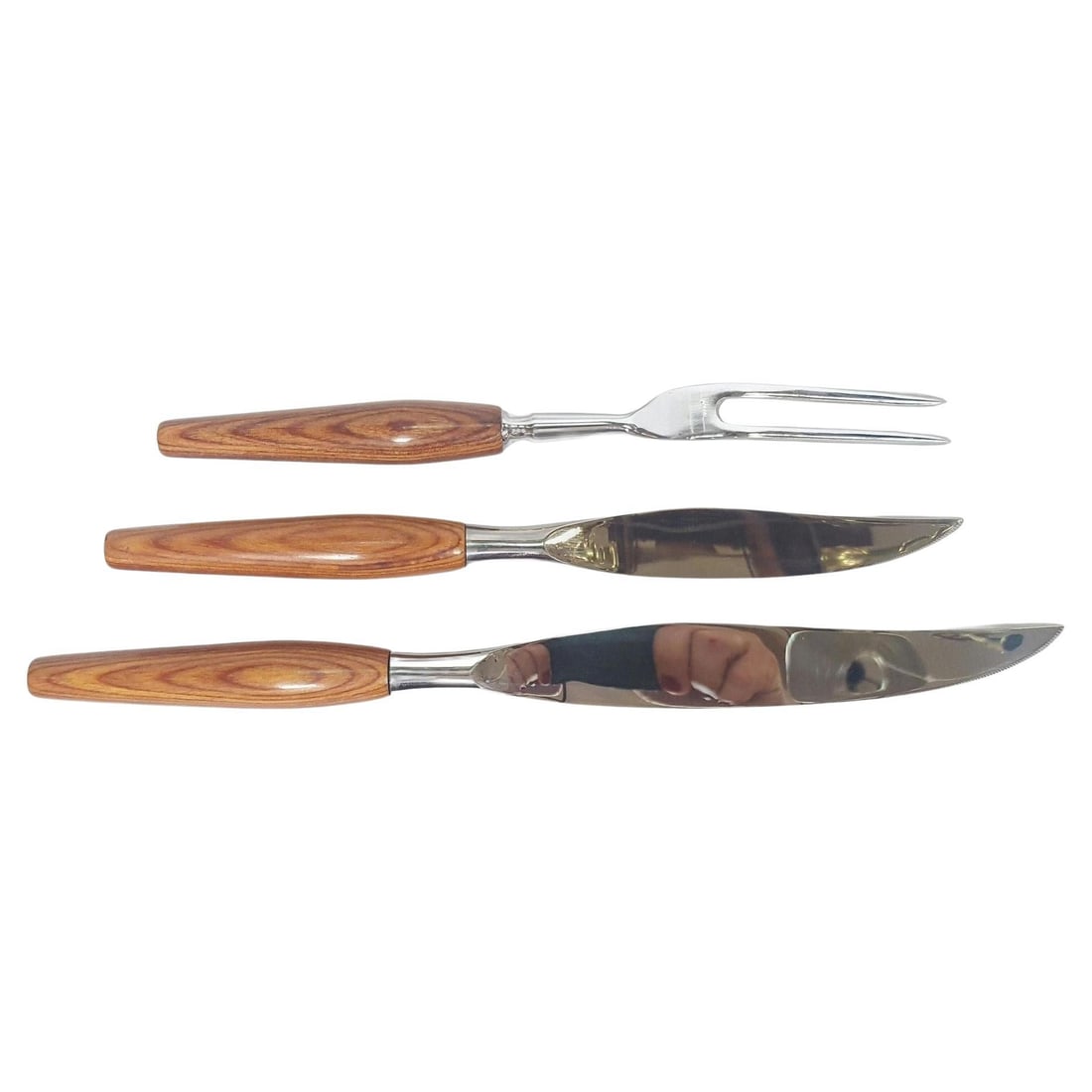 Vintage Danish Deeredge Sheffield England Carving Cutlery Sert Firth - 2