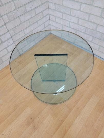 Modern Danish Glass Side Table by Ida Linea Hildebrand for Friends & Founders - 4