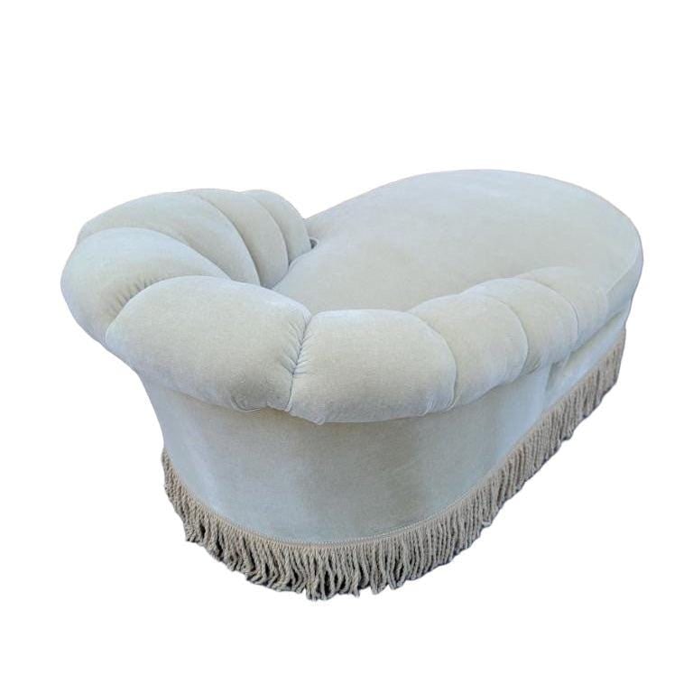 Vintage Marge Carson Style Channel Back Chaise Lounge Newly Reupholstered - 6