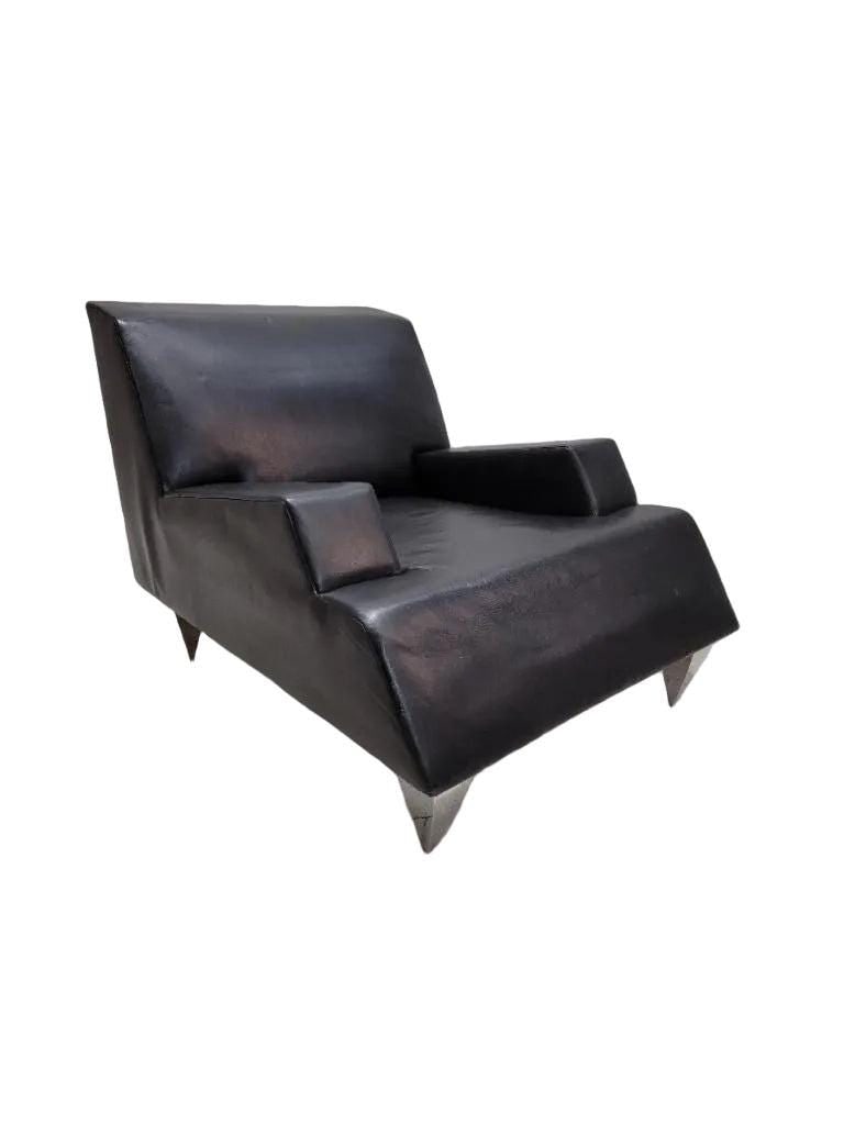 Vintage Chair and Chaise Lounge by Catherine Chanicci - 2 Piece Set - 5