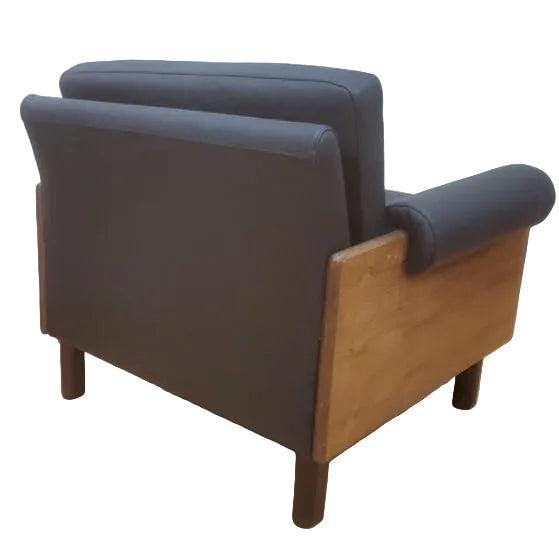 MCM Percival Lafer Style Rosewood Club Chair Newly Reupholstered - 4