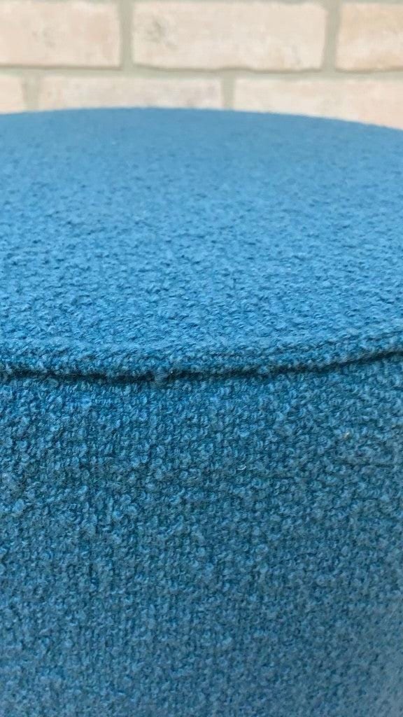 Modern Rockwell Unscripted Upholstered Swivel Seat Low Cylinder by Knoll - Pair - 4