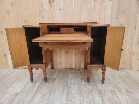 Vintage Federal Drop Down Secretary Desk by Master Craft - 7