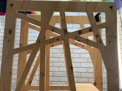 Postmodern Wood Bookshelf/Etagere by Shiner International - 3