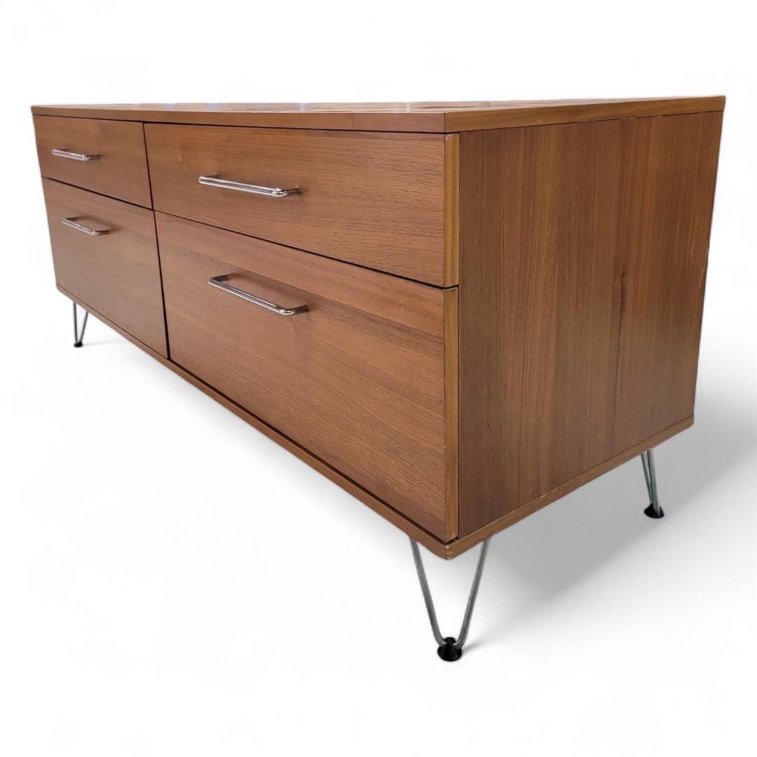 Mid Century Modern George Nelson Style Chest of Drawers Credenza Cabinet - 4