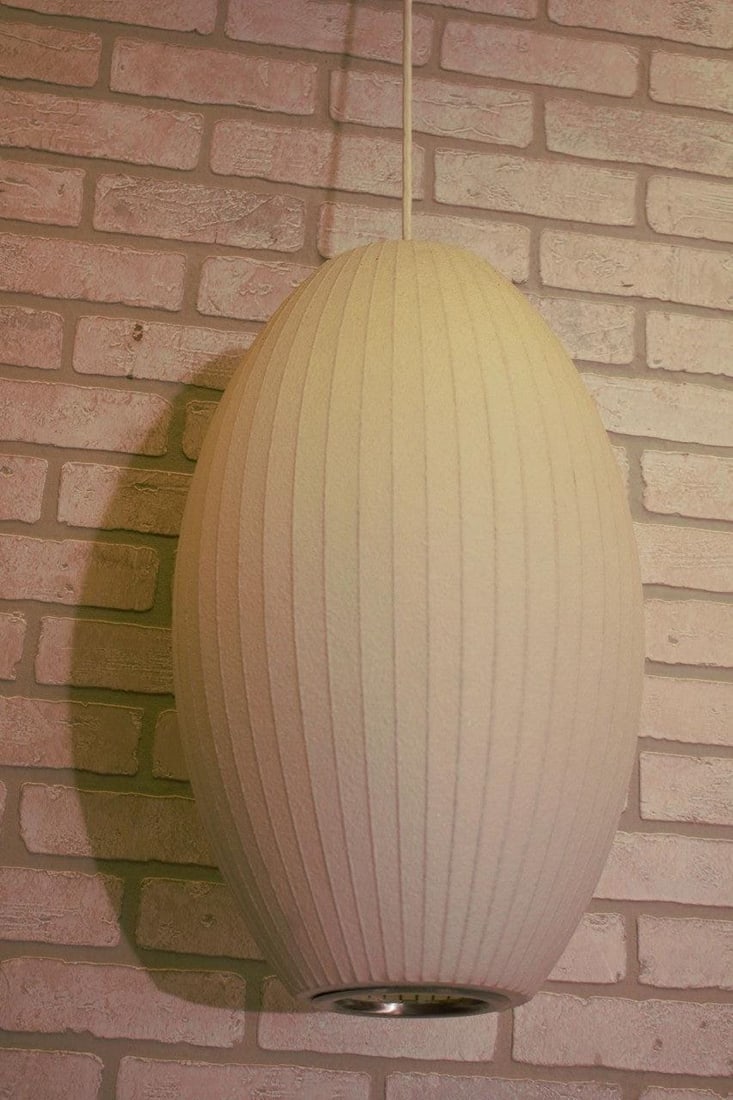 Mid Century Modern George Nelson Style Bubble Lamp - 4