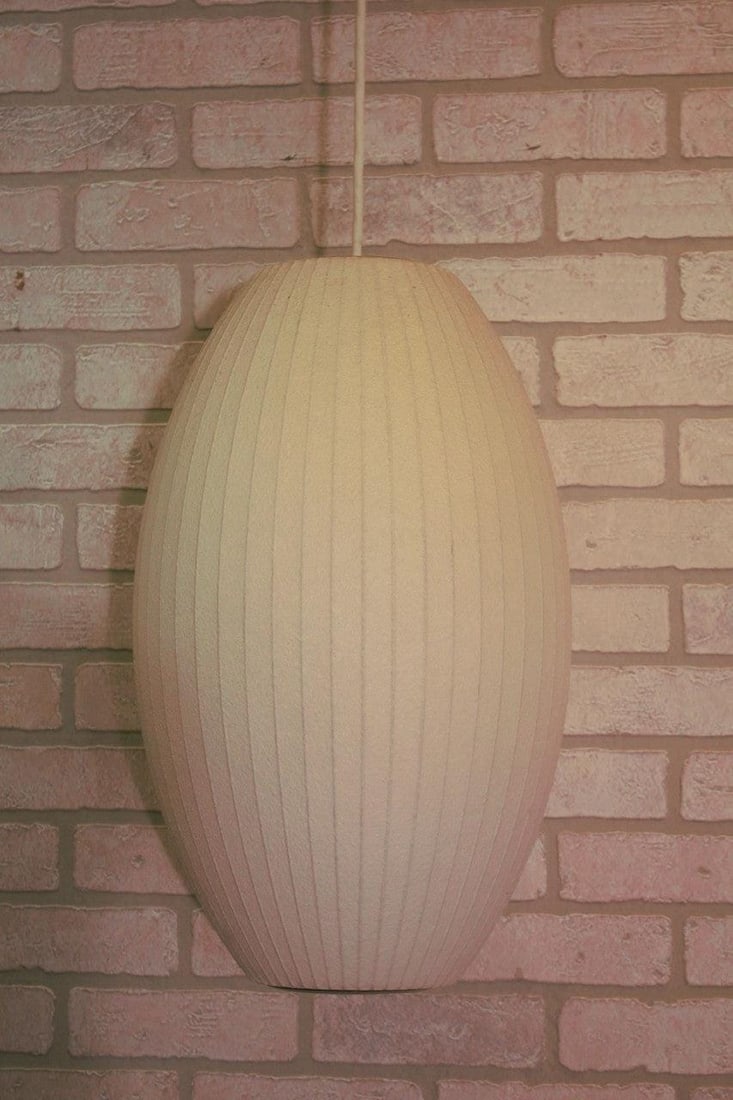 Mid Century Modern George Nelson Style Bubble Lamp - 5