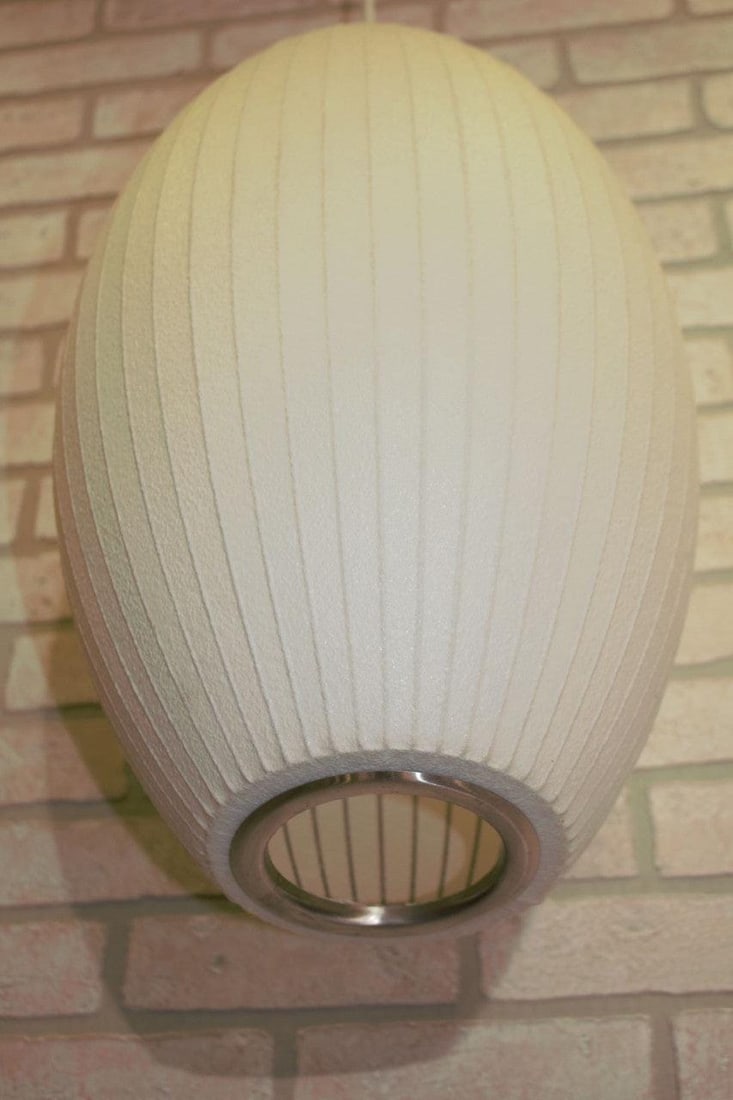 Mid Century Modern George Nelson Style Bubble Lamp - 6