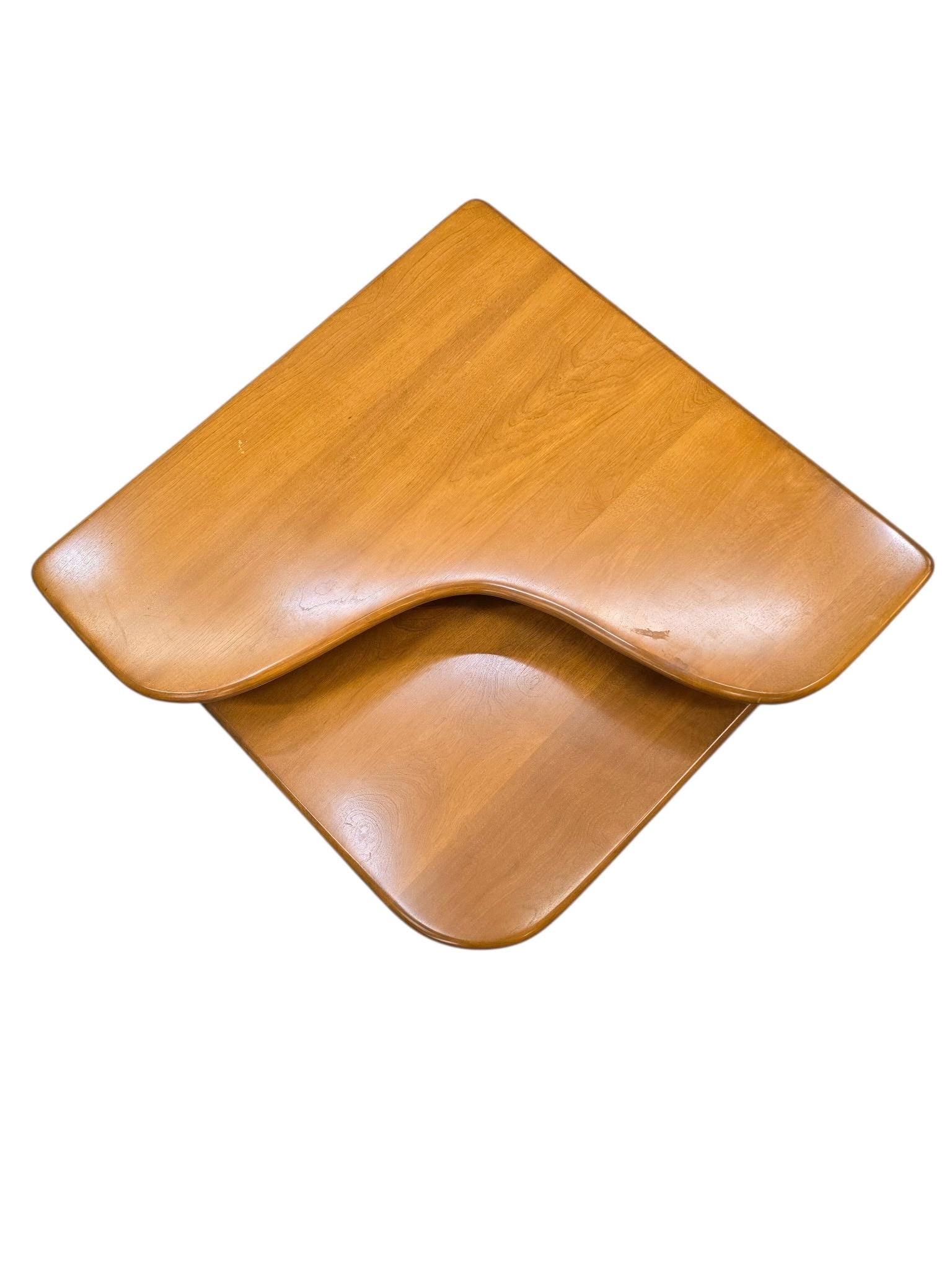 MCM Coastal L Shaped Side Table by Heywood Wakefield "Ashcraft“ - 2