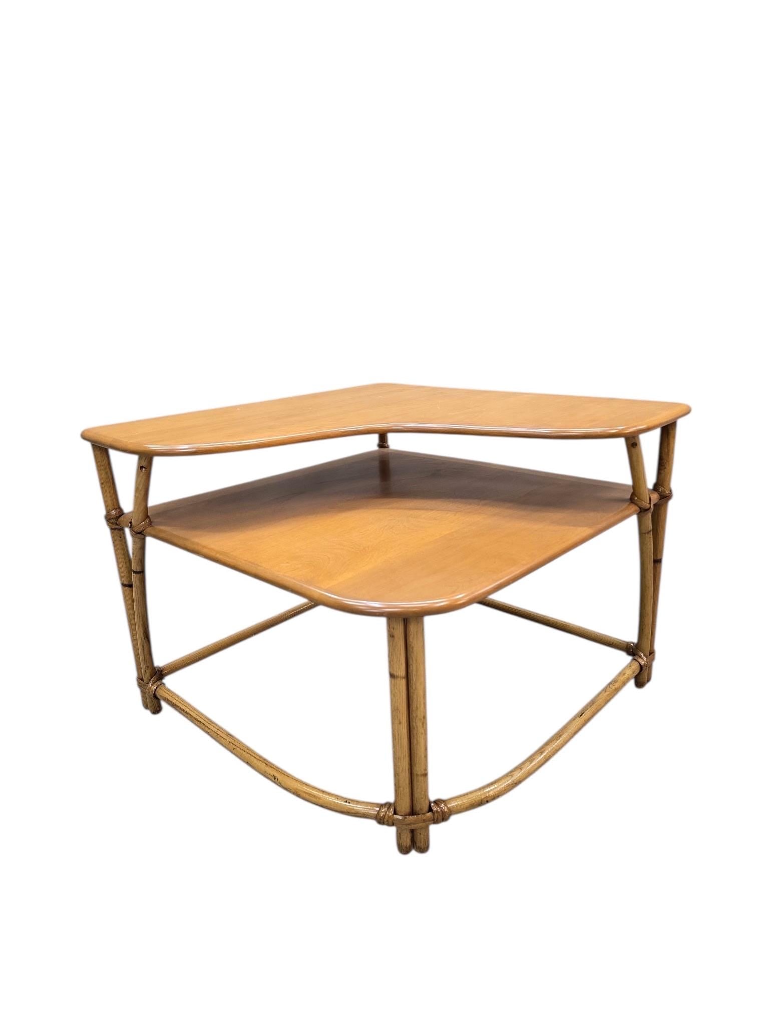 MCM Coastal L Shaped Side Table by Heywood Wakefield "Ashcraft“ - 4