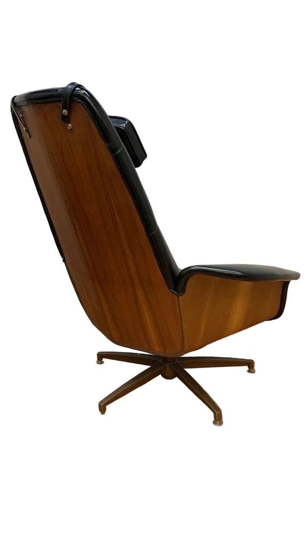 MCM George Mulhauser Mr. Chair Lounge Chair & Ottoman - 2