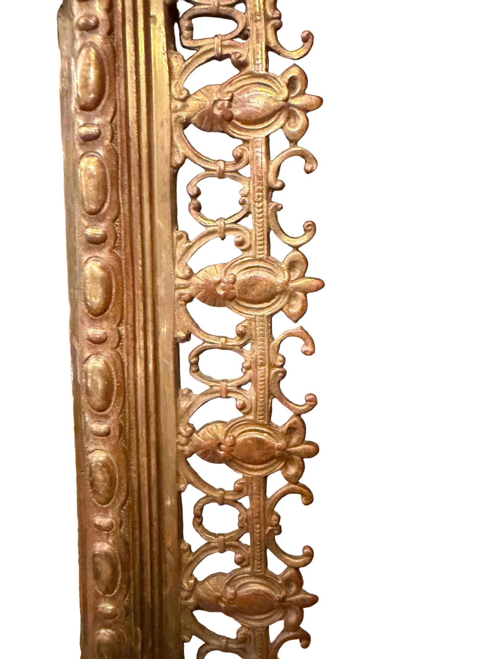 Antique Victorian Style Figural Wall Mirror Candle Sconces - 3