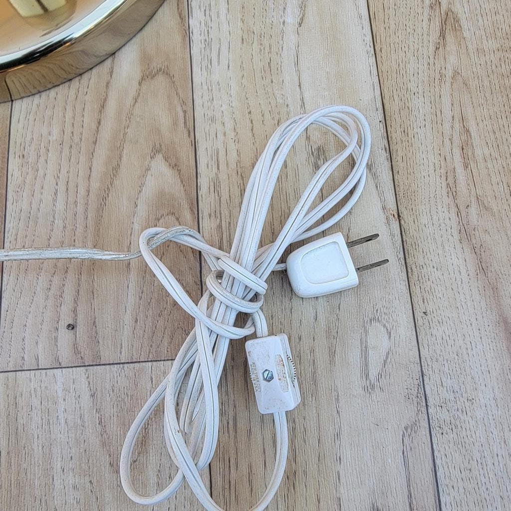 Vintage Italian Deco Table Lamp with Frosted Glass Shade - 3