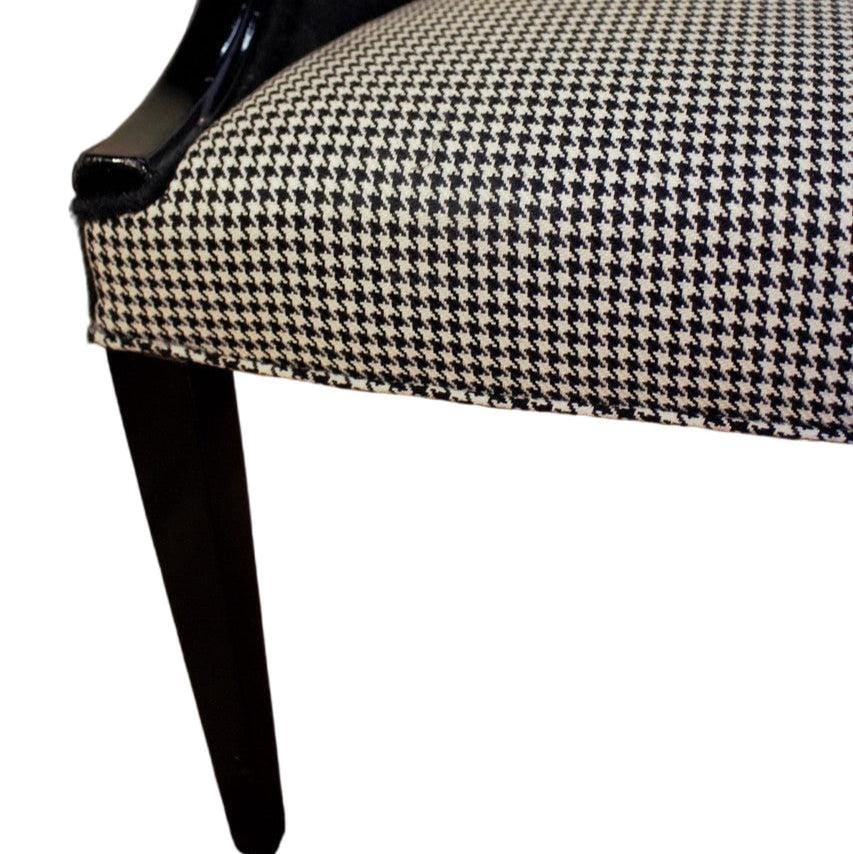 Vintage Wingback Style Lounge Chair Newly Reupholstered - Pair - 8