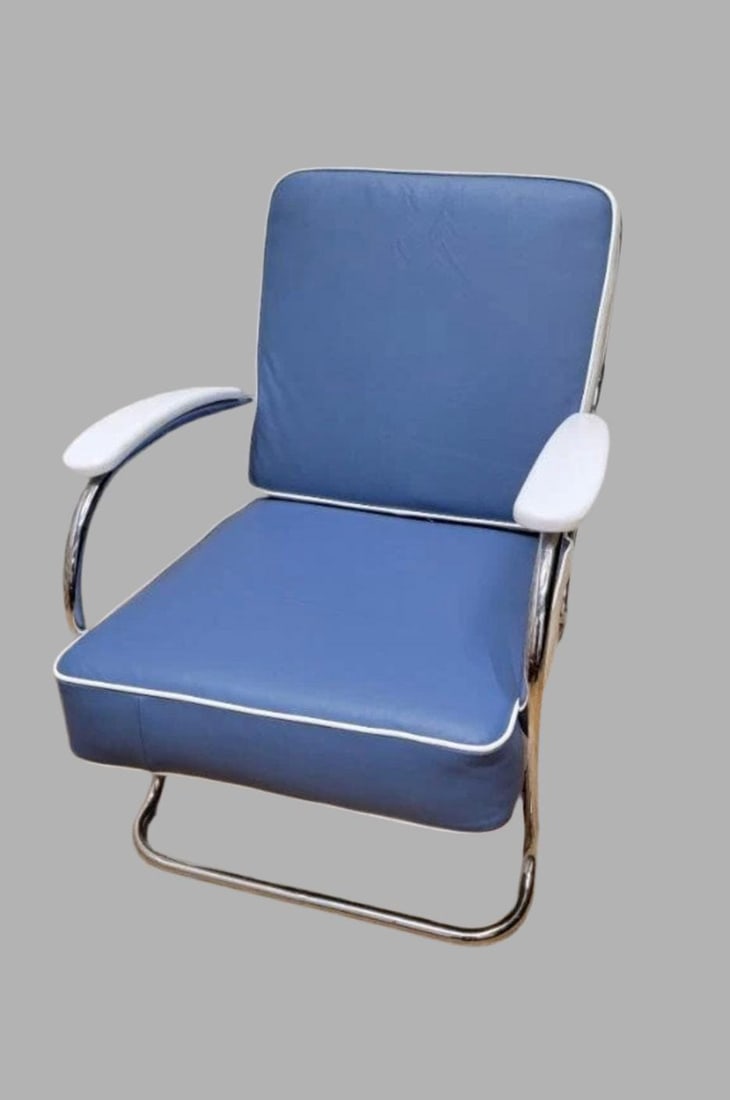 Art Deco Mucke-Melder Side Chair Newly Reupholstered - 5