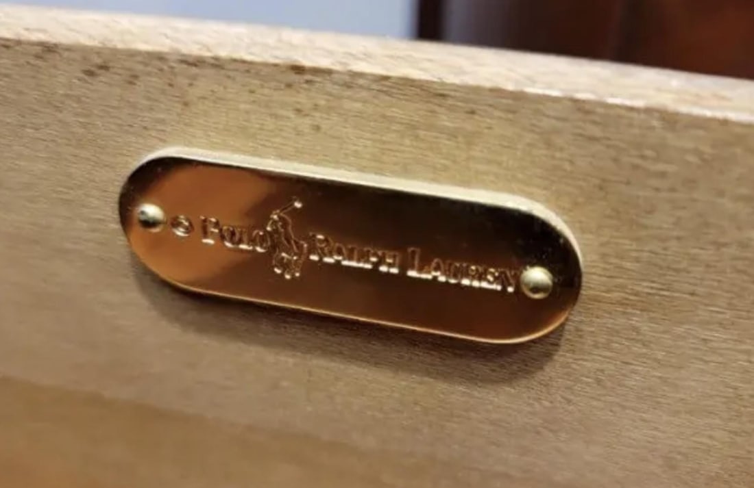 Art Deco Style Flame Mahogany Chests of Drawers by Ralph Lauren - Pair - 3