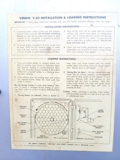 Vintage Coca-Cola Vendo 83 Pop Bottles Soda Machine - 7