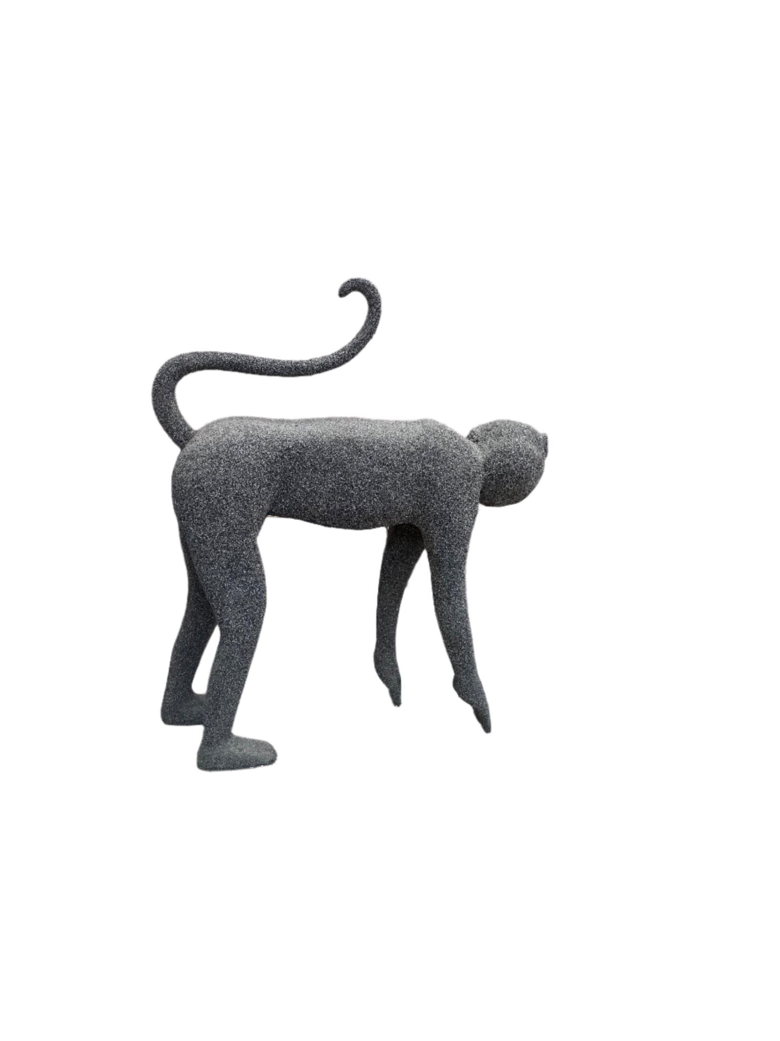 MCM Crouching Monkey Sculpture - 3