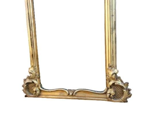 Antique Italian Rococo Style Ornate Wall Mirror - 5