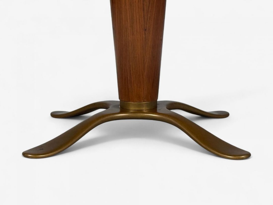 Paolo Buffa, Mahogany, Bronze, Center Table, Italy, 1940s - 12
