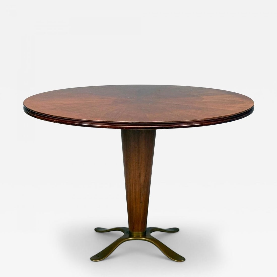 Paolo Buffa, Mahogany, Bronze, Center Table, Italy, 1940s (1 of 12)