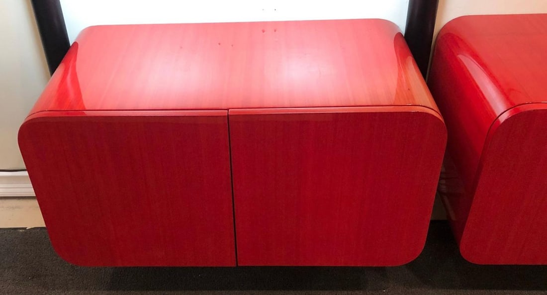 Pace Collection "Obra" Wall Unit Janet Schwietzer, Three Section Illuminated - 11