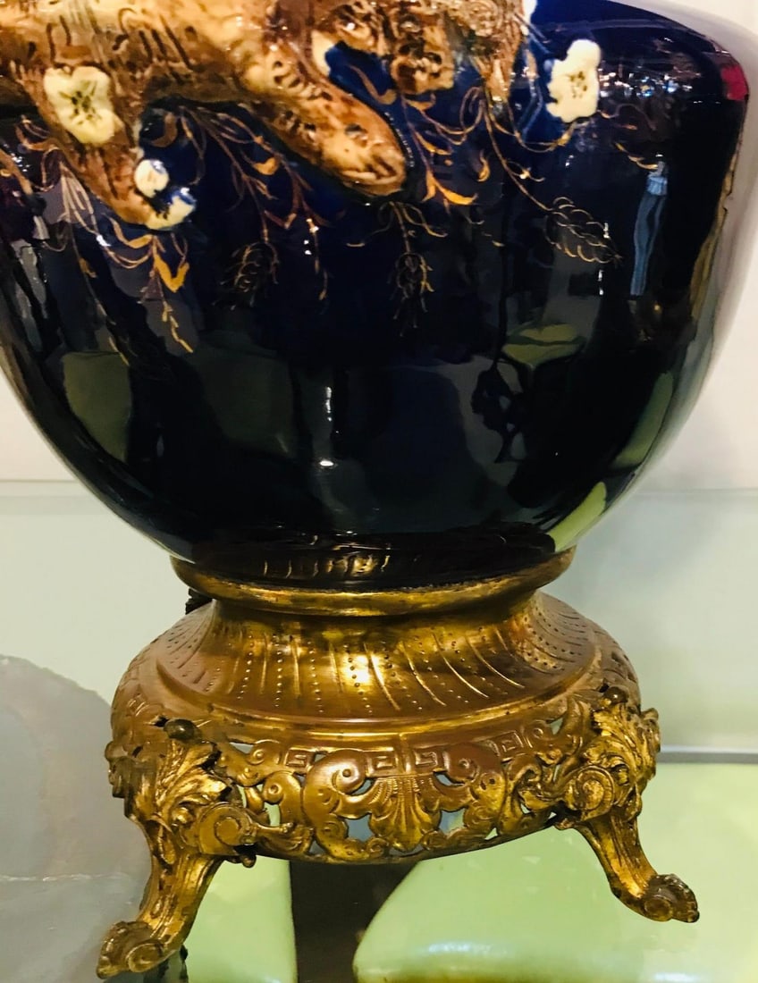 Two Large Porcelain French 19th-20th Century Figurative Vases - 9