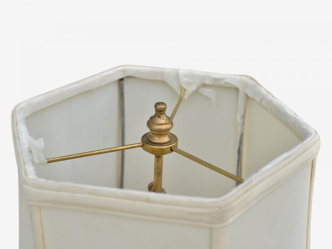 Hollywood Regency Style, Gilt Metal, Rock Crystal, Table Lamps, France, 1940s - 9