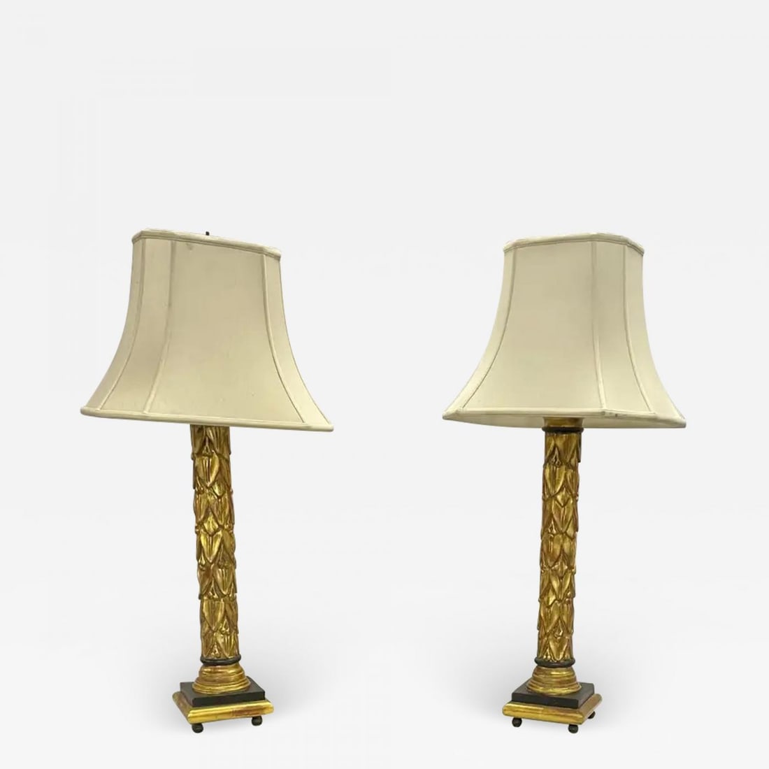 Maison Jansen Table Lamps, Fleur de Lis, Mid-Century Modern, France, 1950s - 2