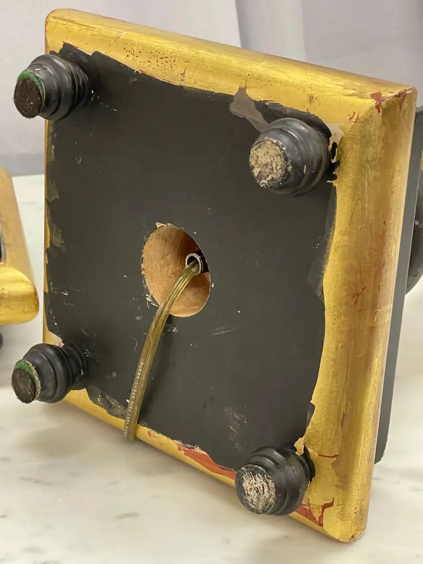 Maison Jansen Table Lamps, Fleur de Lis, Mid-Century Modern, France, 1950s - 9