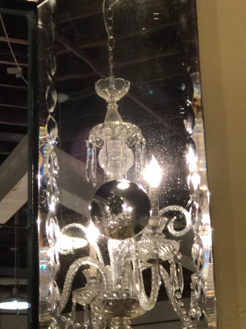 Palatial Art Deco Bubble Form Console or over the Mantel Mirror - 9