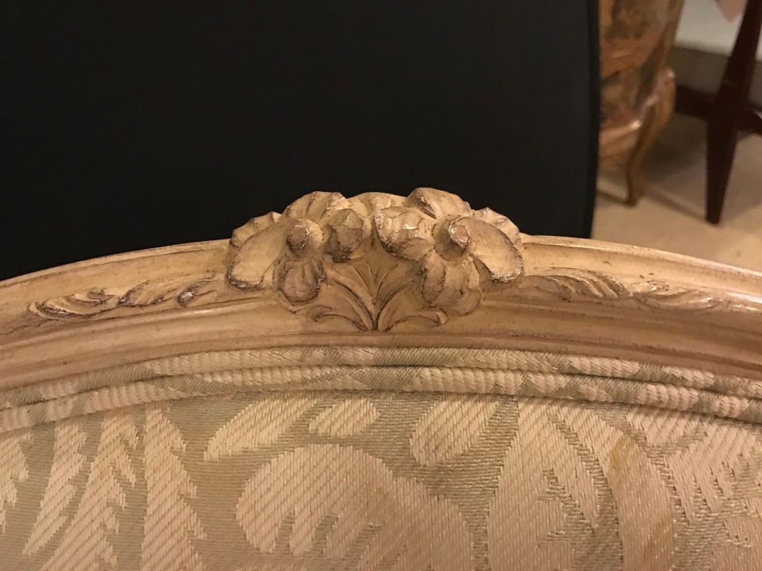 Pair of Louis XV Style Bergère Armchairs - 8