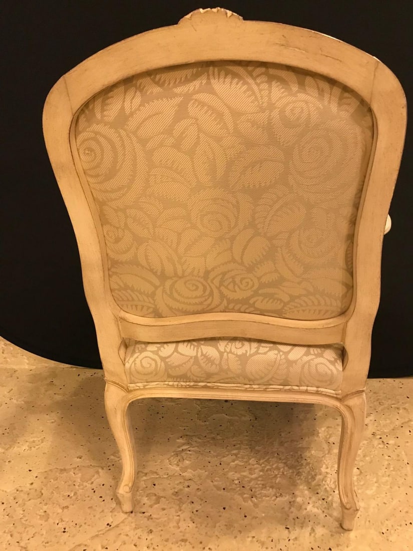 Pair of Louis XV Style Bergère Armchairs - 9