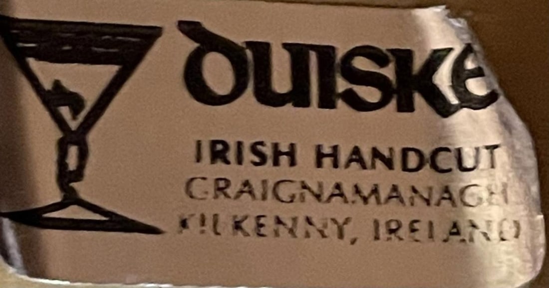 Duiske, Irish Mid Century Modern, Stained Wood, Glass, Breakfront, 1950s - 8