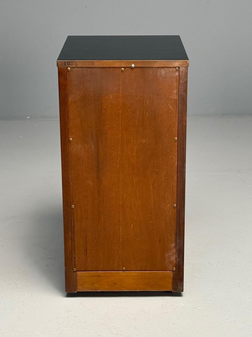 Jansen Style, Hollywood Regency, Nightstands, Ebony Finish, Bronze, 1940s - 13