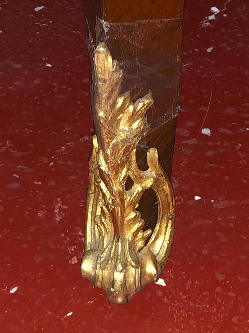 Linke Style Louis XV Curio / Vitrine Cabinet 19th-20th Century, Bombe Inlaid - 12