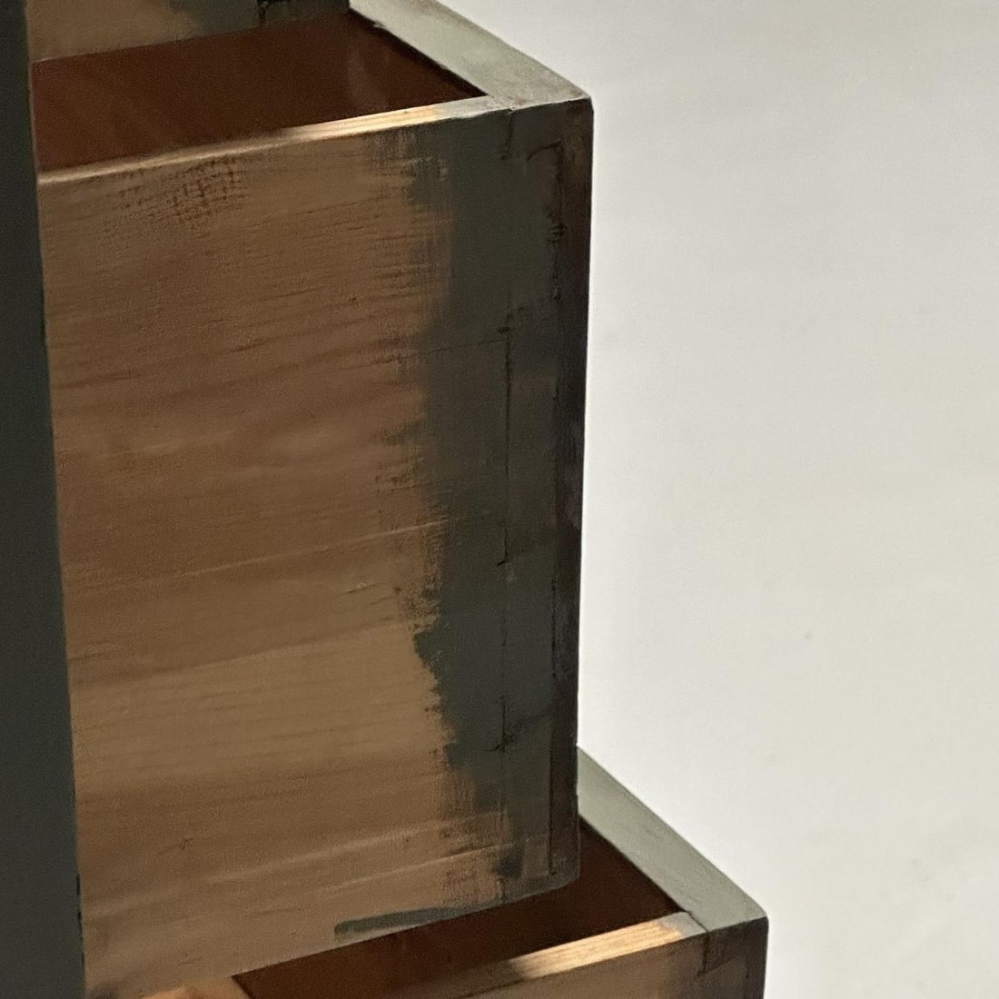 Gustavian, Swedish Commode, Green Paint, Pinewood, Brass, Sweden, 1970s - 9