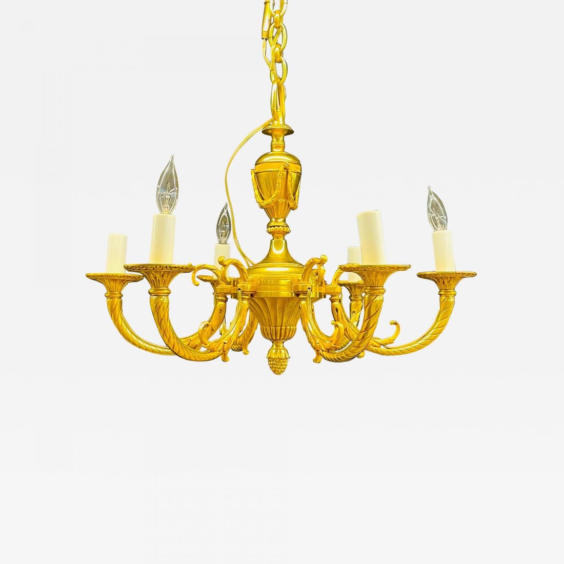 Louis XVI Dore Bronze Chandelier (1 of 13)