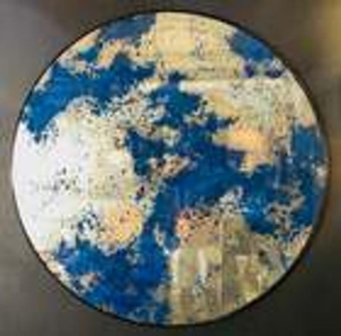 Art Deco Wall or Console Mirror, Table Top - 4