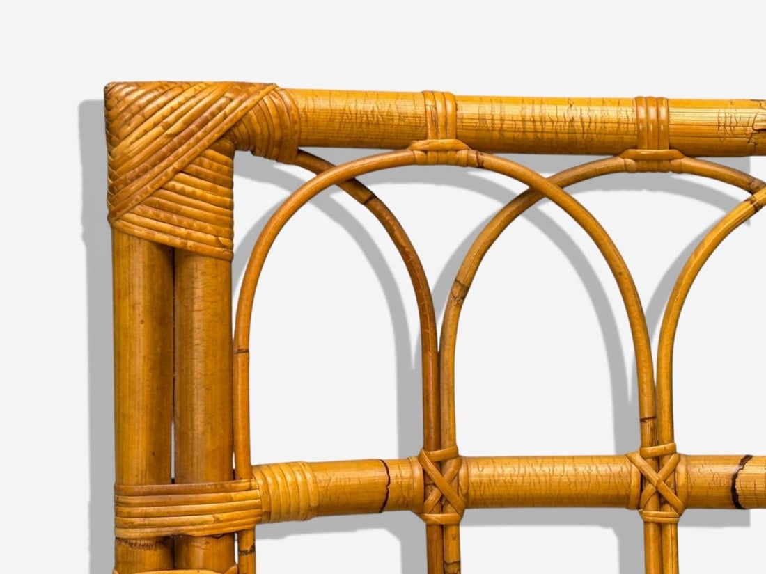 Bielecky Brothers, Modern, Single Lounge Chair, Cane, Bamboo, USA, 21st C. - 12